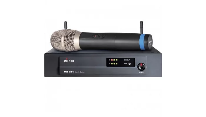 Радиосистема с ручным микрофоном Mipro MR-811/MH-80/MD-20 (800.425 MHz) Dynamic (MU-59b), фото № 1
