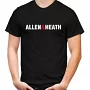 Футболка с логотипом Allen & Heath, черная, XL