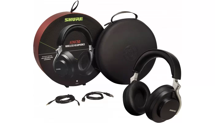 Беспроводные головные Bluetooth наушники Shure SBH2350-BK-EFS (AONIC 50), фото № 5