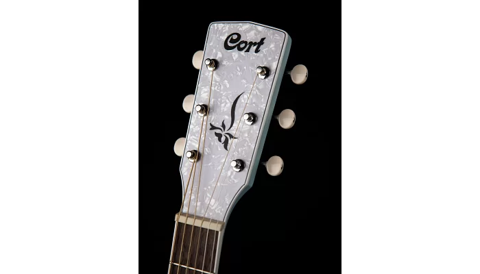 Электро-акустическая гитара CORT Jade Classic (Sky Blue Open Pore), фото № 6