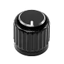 Ручка з инкрементной шайбою для потенціометра DADDARIO PW-LNL-01B LOKNOB LARGE BLACK, PLASTIC KNOB