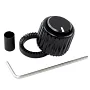 Ручка з инкрементной шайбою для потенціометра DADDARIO PW-LNL-01B LOKNOB LARGE BLACK, PLASTIC KNOB