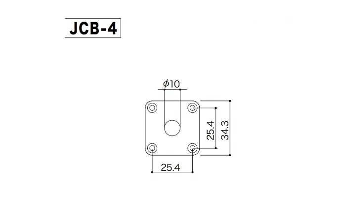 Роз'єм-планка для електрогітари GOTOH JCB-4 B Jack Cover (Black), фото № 3