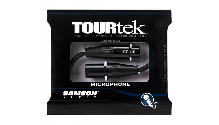 Мікрофонний кабель SAMSON TM3 Tourtek Microphone Cable (0.9m), фото № 1