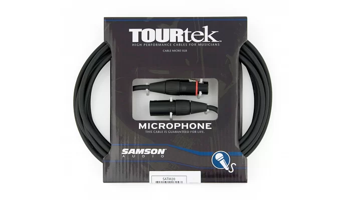 Микрофонный кабель SAMSON TM20 Tourtek Microphone Cable (6m), фото № 1