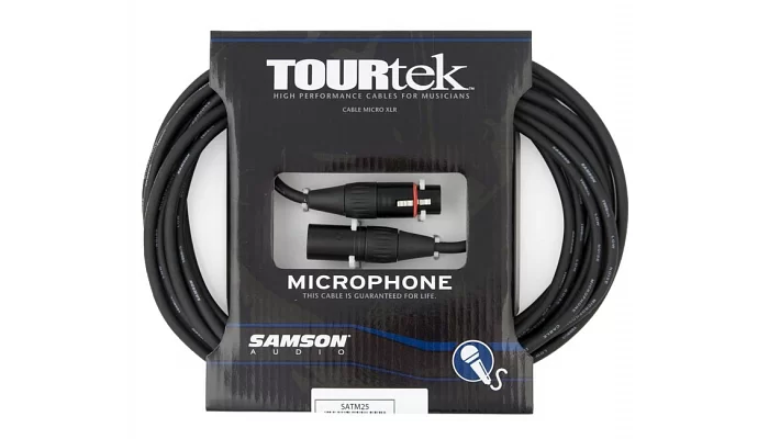 Мікрофонний кабель SAMSON TM25 Tourtek Microphone Cable (7.62m), фото № 1