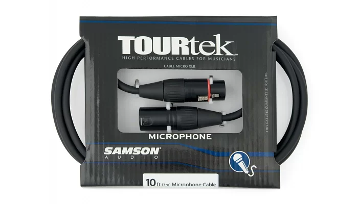 Микрофонный кабель SAMSON TM10 Tourtek Microphone Cable (3m), фото № 1