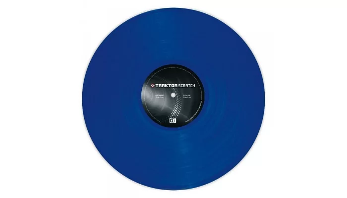 Виниловая пластинка с таймкодом Native Instruments TRAKTOR SCRATCH Control Vinyl MK2 Blue, фото № 1