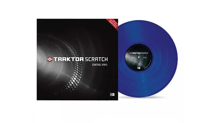 Виниловая пластинка с таймкодом Native Instruments TRAKTOR SCRATCH Control Vinyl MK2 Blue, фото № 3