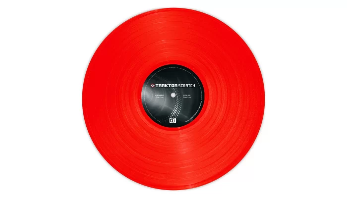 Виниловая пластинка с таймкодом Native Instruments TRAKTOR SCRATCH Control Vinyl MK2 Red, фото № 1