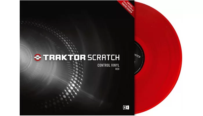 Виниловая пластинка с таймкодом Native Instruments TRAKTOR SCRATCH Control Vinyl MK2 Red, фото № 3