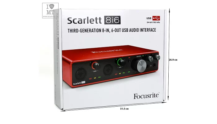 Аудиоинтерфейс FOCUSRITE Scarlett 8i6 3rd Gen, фото № 9