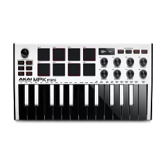 MIDI-контролер AKAI MPK MINI MK3 White MIDI