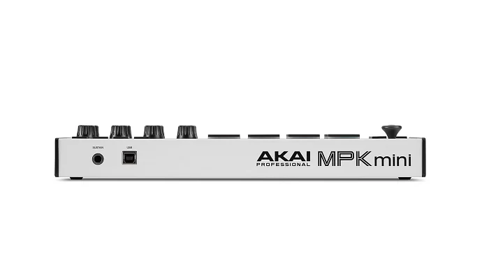 MIDI-контролер AKAI MPK MINI MK3 White MIDI, фото № 3