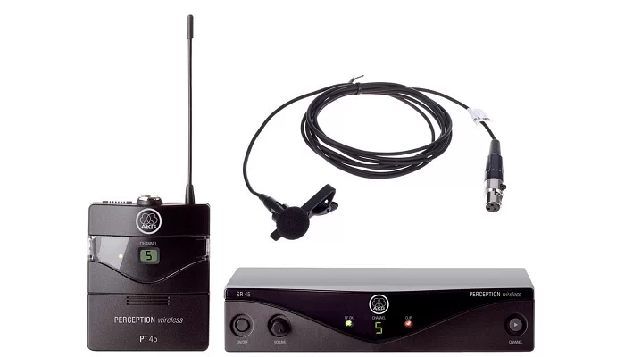 Радиосистема с петличным микрофоном AKG Perception Wireless 45 Pres Set BD U2, фото № 1