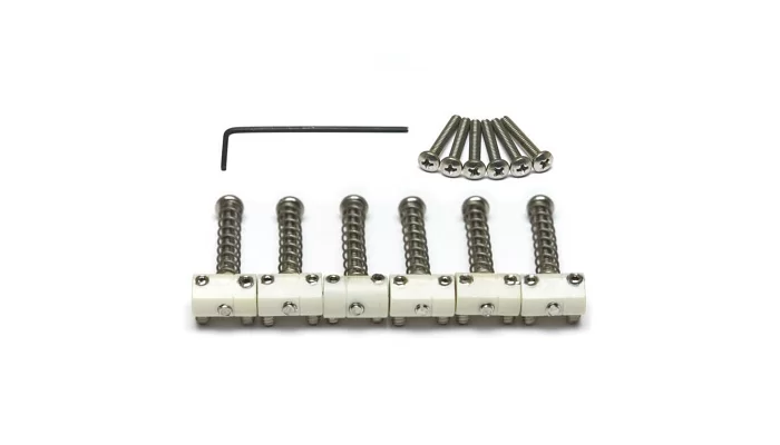 Набір сідел для гітар GRAPH TECH PQ-8166-00 TUSQ Saddle Barrel I.O.S. 6-Pce Tele, фото № 1