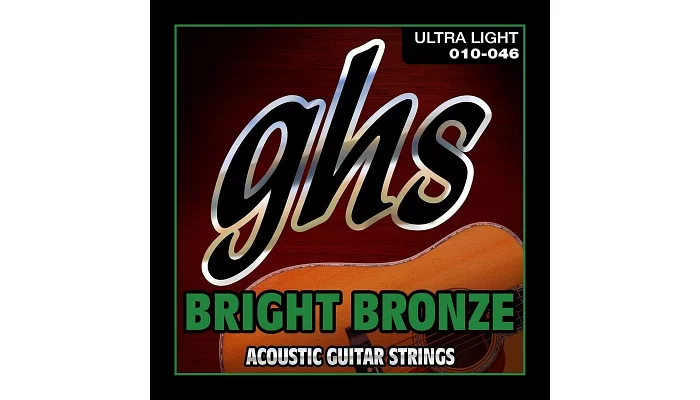 Струны для акустической гитары GHS STRINGS BRIGHT BRONZE SET BB10U, фото № 1