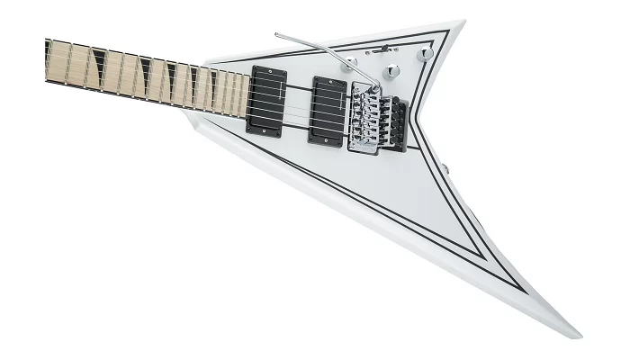 Електрогітара JACKSON X-SERIES RHOADS RRX24M MN SNOW WHITE WITH BLACK PINSTRIPES, фото № 3
