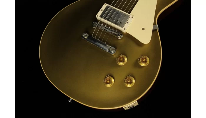 Електрогітара GIBSON '57 LES PAUL GOLDTOP DARKBACK REISSUE VOS DOUBLE GOLD, фото № 5