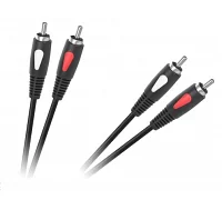 Готовый кабель 2RCA - 2RCA 0,5 м Cabletech Eco-Line KPO4001-0.5