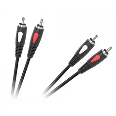 Готовий кабель 2RCA - 2RCA 0,5 м Cabletech Eco-Line KPO4001-0.5