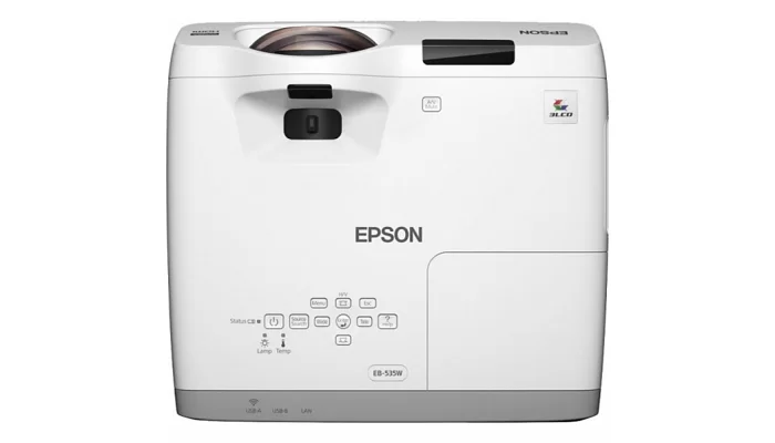 Короткофокусний проектор Epson EB-535W (3LCD, WXGA, 3400 ANSI lm), фото № 5