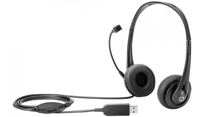 Гарнитура для ПК HP Stereo USB Black, фото № 1