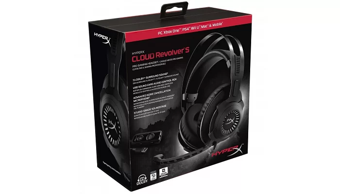 HyperX Cloud Revolver S Gaming Headset Dolby Surround 7.1 1 m .ua