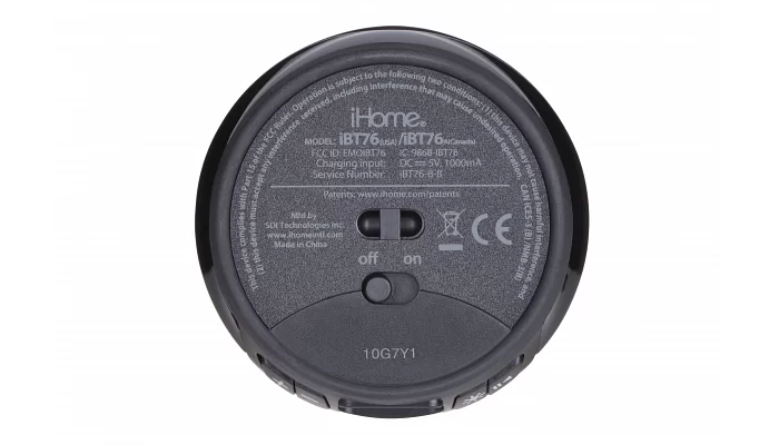 Портативная акустика iHome iBT76 Wireless, Color Changing, Mic, фото № 8