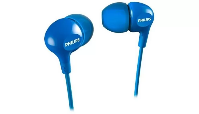 Вакуумні навушники Philips SHE3555 In-ear Mic Blue, фото № 2