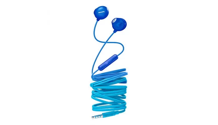 Вакуумные наушники Philips SHE2305 In-ear Mic Blue, фото № 5