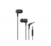 Вакуумні навушники 2E X1 Extra Bass Mic Black