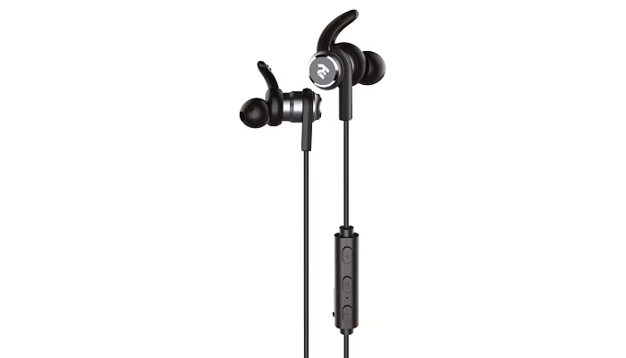 Вакуумні навушники 2E S9 WiSport In Ear Waterproof Wireless Mic Black, фото № 2