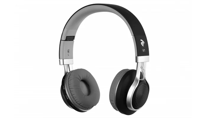Беспроводные Bluetooth наушники 2E V1 ComboWay ExtraBass Wireless Over-Ear Mic Black, фото № 1