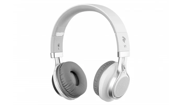 Беспроводные Bluetooth наушники 2E V1 ComboWay ExtraBass Wireless Over-Ear Mic White, фото № 2
