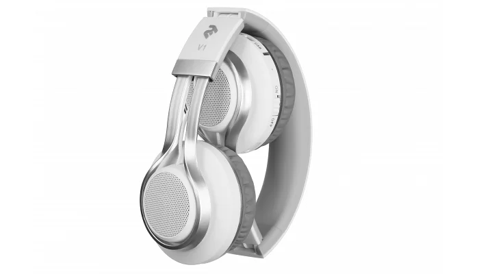 Беспроводные Bluetooth наушники 2E V1 ComboWay ExtraBass Wireless Over-Ear Mic White, фото № 3