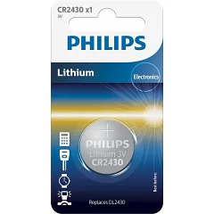 Батарейка Philips Lithium CR 2430 BLI 1