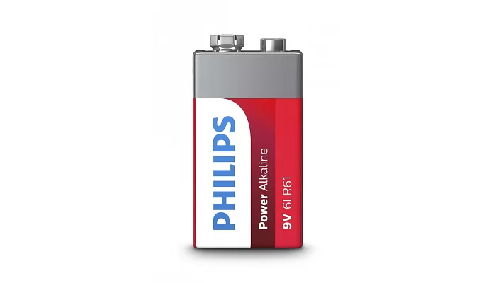 Батарейка Philips Power Alkaline 6LR61 BLI 1, фото № 3