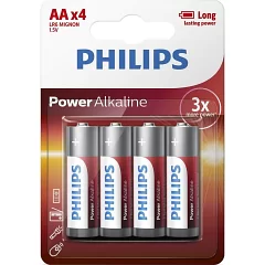 Акумулятор Philips Power Alkaline AA BLI 4
