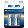 Батарейка Philips Ultra Alkaline C BLI 2
