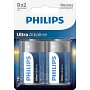 Батарейка Philips Ultra Alkaline D BLI 2