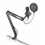 Студийный микрофон с настольной стойкой "пантограф" Trust GXT 252+ Emita Plus Streaming USB Black
