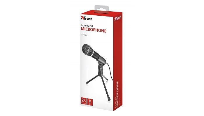Настільний мікрофон для ПК Trust Starzz All-round 3.5mm Black, фото № 6