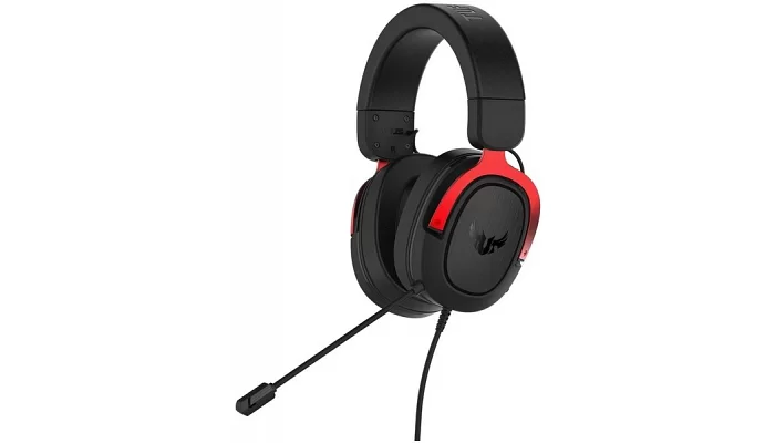 Гарнітура ігрова ASUS TUF Gaming H3 3.5mm Red, фото № 2