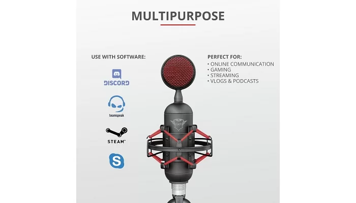 Студийный микрофон Trust GXT 244 Buzz USB Streaming Microphone Black, фото № 7