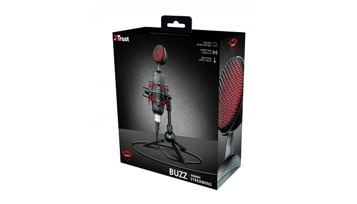 Студийный микрофон Trust GXT 244 Buzz USB Streaming Microphone Black, фото № 12