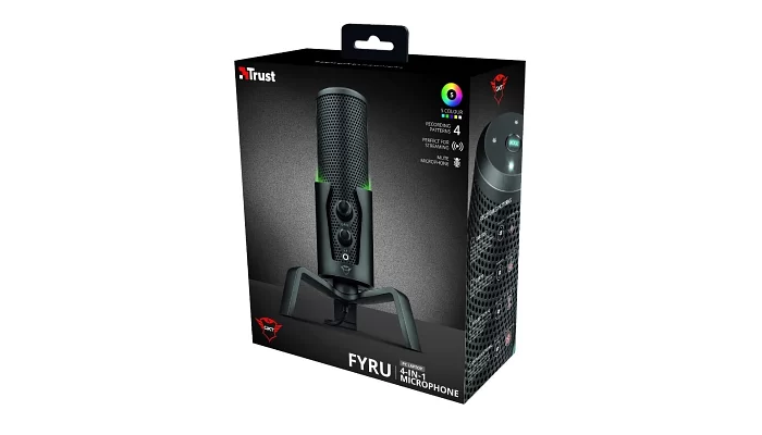 Студийный микрофон Trust GXT 258 Fyru USB 4-in-1 Streaming Microphone Black, фото № 16