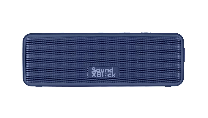 Портативная акустика 2E SoundXBlock TWS, MP3, Wireless, Waterproof Blue, фото № 1