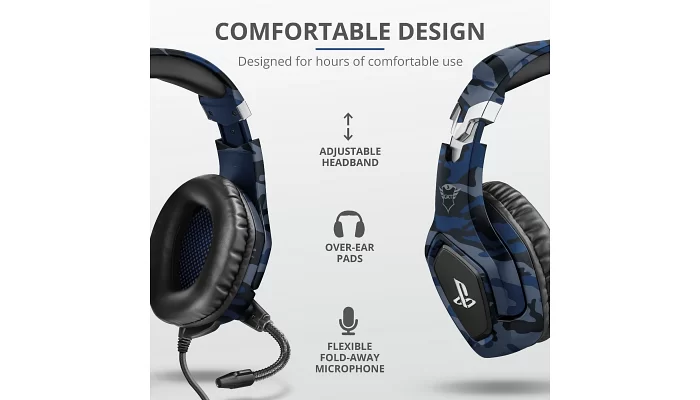 Гарнитура игровая Trust GXT 488 Forze-G for PS4 Blue, фото № 10