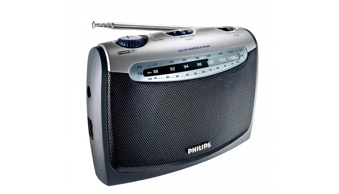 Портативний радіоприймач Philips AE2160 FM / MW, 300 мВт, aux out 3.5mm, фото № 1